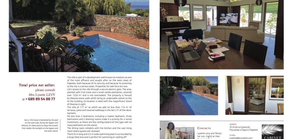 Villa de luxe de 6 pièces en vente Moorea, Polynésie Française